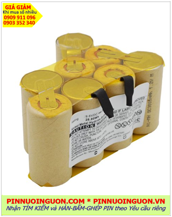 Pin sạc 9.6v C2500mAh; Pin sạc NiMh 9.6v C2500mAh; Pin sạc khối công nghiệp 9.6v C2500mAh